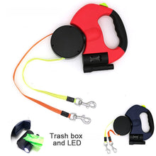 Load image into Gallery viewer, Dual Retractable Dog Leash Itdinos
