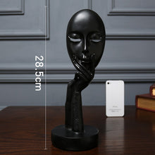 Lade das Bild in den Galerie-Viewer, 3D Face Mask Abstract Sculpture Decorative Art Itdinos
