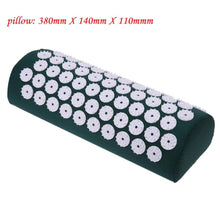 Lade das Bild in den Galerie-Viewer, Massager Cushion Massage Yoga Mat Acupressure Relieve Stress Back Body Pain Spike Mat Acupuncture Massage Yoga Mat with Pillow Itdinos
