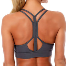 Lade das Bild in den Galerie-Viewer, Kaminsky Women Sport Bra Gathered Running Fitness Gym Shockproof Bra High Elasticity Breathable Sweat Tank Top Athletic Vest Itdinos
