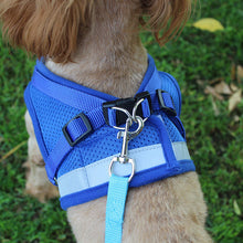 Load image into Gallery viewer, Reflective Safety Pet Dog Harness and Leash Set for Small Medium Dogs Cat Harnesses Vest Puppy Chest Strap Pug Chihuahua Bulldog Itdinos
