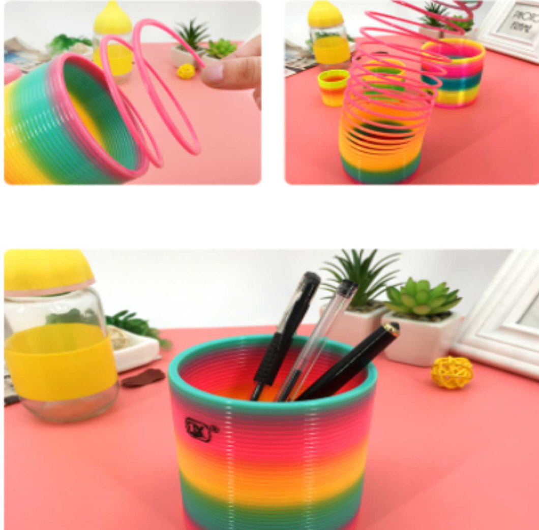 Colorful circle rainbow circle Elastic magic ring toys for Children ITDinos®