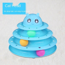 Load image into Gallery viewer, Cats Toys Turntable Balls 4 Layers Play Track Plate Cat Accessories Interactive Toy Indoor Pet Supplies For Cats Kitten Teasers Itdinos
