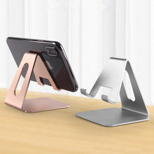 Lade das Bild in den Galerie-Viewer, Universal-Handyständer Schreibtischhalter Aluminiumlegierung Telefon Tablet Halterung für iPhone 11 SE 7 8 für iPad Pro Handyhalter
