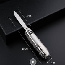 Lade das Bild in den Galerie-Viewer, Portable 10 in one Multi-function Outdoor Folding Survival Knives Itdinos
