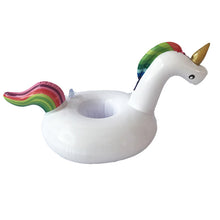 Lade das Bild in den Galerie-Viewer, 2018 Hot Mini Unicorn Inflatable Cup Holder Drink Float Water toys Supplies Party Beverage Boats Phone Stand Holder Pool Toys Itdinos

