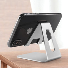 Lade das Bild in den Galerie-Viewer, Universal-Handyständer Schreibtischhalter Aluminiumlegierung Telefon Tablet Halterung für iPhone 11 SE 7 8 für iPad Pro Handyhalter
