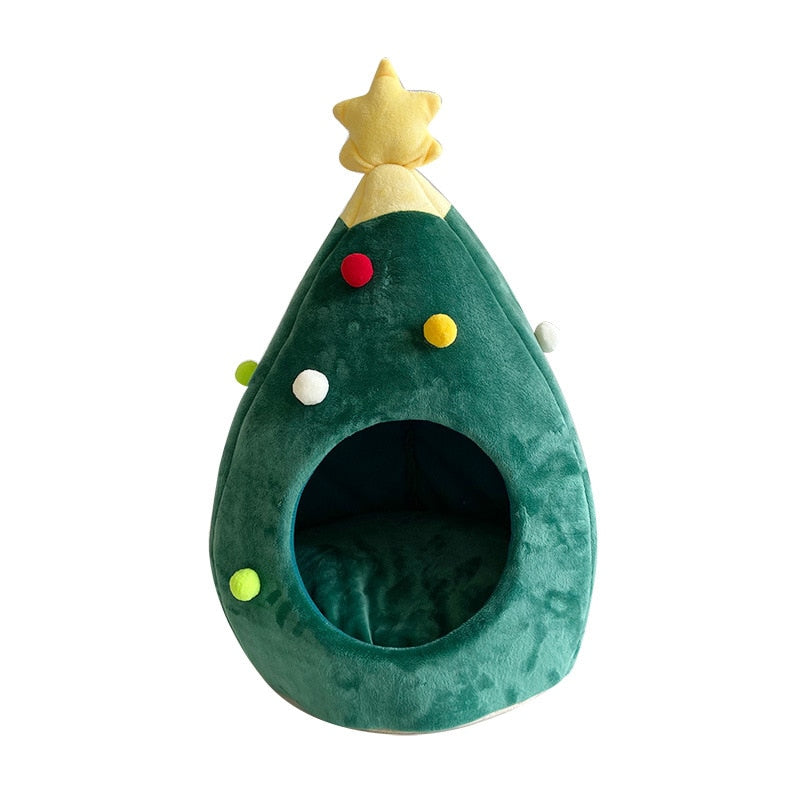 Christmas Cat House Itdinos