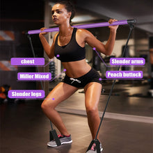 Lade das Bild in den Galerie-Viewer, Yoga Resistance Bands Pilates Stick Bodybuilding Crossfit Gym Rubber Tube Elastic Bands Fitness Equipment Training Exercise Itdinos
