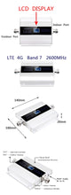 Lade das Bild in den Galerie-Viewer, 2600 mhz LTE 4G cellular signal booster 4G mobile netzwerk booster Daten Cellular Telefon Repeater Verstärker Band 7 Yagi antenne
