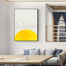 Lade das Bild in den Galerie-Viewer, Nordic Simple Canvas Art Prints A Thousand Of Birds Abstract Canvas Art Wall Paintings Itdinos
