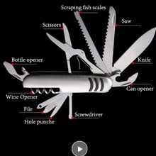 Lade das Bild in den Galerie-Viewer, Portable 10 in one Multi-function Outdoor Folding Survival Knives Itdinos
