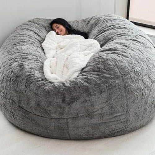 Big Sofas Fluffy Giant Fur Bean Bag Bed Itdinos