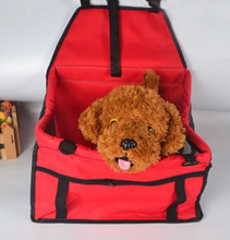 Load image into Gallery viewer, Pet Dog Car Carrier Seat Bag Waterproof Basket Folding Hammock Pet Carriers Bag For Small Cat Dogs Safety Travelling Mesh Itdinos
