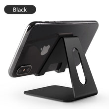 Lade das Bild in den Galerie-Viewer, Universal-Handyständer Schreibtischhalter Aluminiumlegierung Telefon Tablet Halterung für iPhone 11 SE 7 8 für iPad Pro Handyhalter
