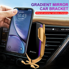 Lade das Bild in den Galerie-Viewer, 360 Rotation QI Silikon Pad Drahtlose Schnelle Auto Ladegerät Drahtlose Auto Telefon Halter
