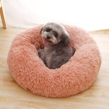 Load image into Gallery viewer, Donut Dog Bed Warm Soft Long Plush Pet Cushion Itdinos
