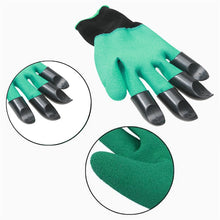 Lade das Bild in den Galerie-Viewer, 4/8 Hand Claw ABS Plastic Garden Rubber Gloves Gardening Digging Planting Durable Waterproof Work Glove Outdoor Gadgets 2 Style Itdinos
