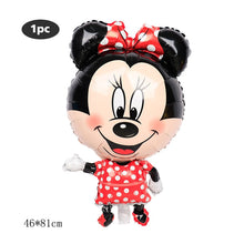 Lade das Bild in den Galerie-Viewer, 112cm Giant Mickey Minnie Mouse Balloon Cartoon Foil Birthday Party Balloon children Birthday Party Decorations kids Gift Itdinos
