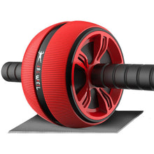 Lade das Bild in den Galerie-Viewer, New 2 in 1 Ab Roller&amp;Jump Rope No Noise Abdominal Wheel Ab Roller with Mat For Arm Waist Leg Exercise Gym Fitness Equipment Itdinos
