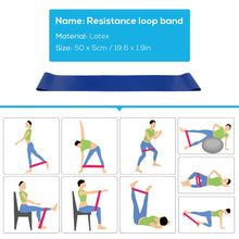 Lade das Bild in den Galerie-Viewer, 5pcs Yoga Accessories Set Yoga Ball Yoga Blocks Stretching Strap Resistance Loop Band Exercise Band Home Gym Fitness Equipment Itdinos
