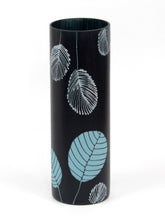 Lade das Bild in den Galerie-Viewer, Painted Art Glass Cylinder Vase | Interior Design Home Decor | Table vase 12 in Itdinos
