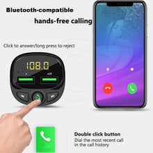 Lade das Bild in den Galerie-Viewer, Car Bluetooth FM Transmitter with 5.0 Dual USB Charger Itdinos
