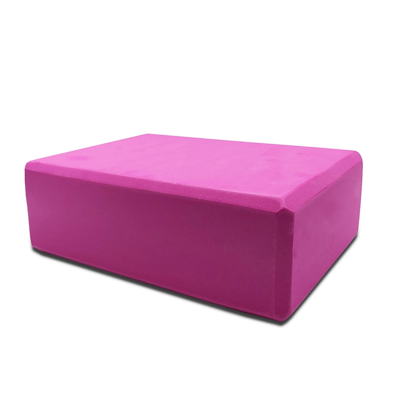 16 Colors Pilates EVA Yoga Block Brick Sports Exercise Gym Foam Workout Stretching Aid Body Shaping Health Training for women S Itdinos