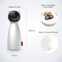 Load image into Gallery viewer, Cat Interactive Toy LED Laser Funny Toy Auto Rotating Cat Exercise Training Entertaining Toy Multi-Angle Adjustable USB Charge Itdinos
