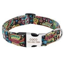 Load image into Gallery viewer, Dog Collar Nylon Pet Dog Tag Collar Adjustable Engraved Puppy Cat Nameplate ID Collars For Small Large Dogs Itdinos
