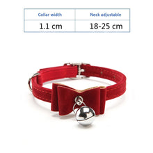 Load image into Gallery viewer, Cat Collar With Bell Collar For Cats Kitten Puppy Leash Collars For Cats Dog Chihuahua Pet Cat Collars Leashes Lead Pet Supplies Itdinos
