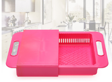 Lade das Bild in den Galerie-Viewer, Sink drain cutting board &amp; Plastic cutting board &amp; Fruit plate kitchen tools Itdinos
