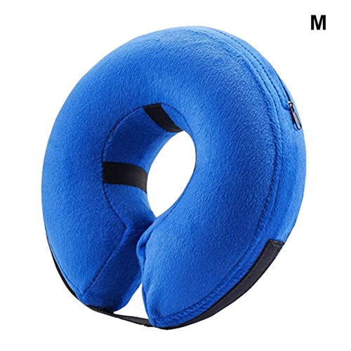 Pet Dog Collar Inflatable Anti-Bite Recovery Neck Protector Surgery Cone Itdinos