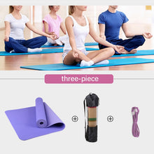 Lade das Bild in den Galerie-Viewer, 6mm Non-Slip Yoga Mat with Position Line Itdinos
