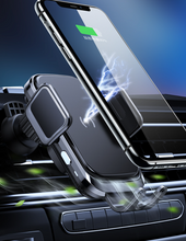 Lade das Bild in den Galerie-Viewer, Drahtlose Ladegerät Auto Halterung für iPhone Samsung Auto Telefon Halter
