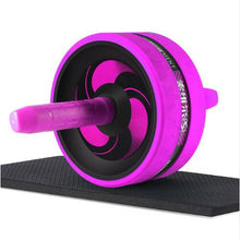 Lade das Bild in den Galerie-Viewer, New 2 in 1 Ab Roller&amp;Jump Rope No Noise Abdominal Wheel Ab Roller with Mat For Arm Waist Leg Exercise Gym Fitness Equipment Itdinos
