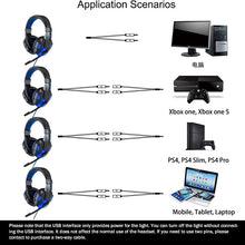 Lade das Bild in den Galerie-Viewer, Led Light Wired Gamer Headset Itdinos
