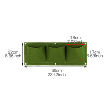 Lade das Bild in den Galerie-Viewer, Wall Hanging Planting Bags 4/9/18/49/72 Pockets Green Grow Bag Planter Vertical Garden Vegetable Living Garden Bag Home Supplies Itdinos
