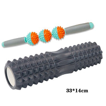 Lade das Bild in den Galerie-Viewer, Yoga Column Fitness Pilates Yoga Foam blocks Train Gym muscle relax Massage Roller Grid Trigger Point Therapy Physio Exercise Itdinos
