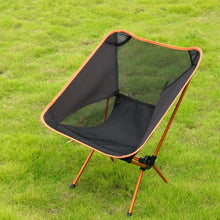 Lade das Bild in den Galerie-Viewer, Portable Collapsible Moon Chair Fishing Camping BBQ Stool Folding Extended Hiking Seat Garden Ultralight Office Home Furniture Itdinos
