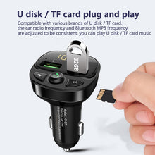 Lade das Bild in den Galerie-Viewer, Car Bluetooth FM Transmitter with 5.0 Dual USB Charger Itdinos
