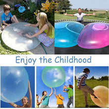 Lade das Bild in den Galerie-Viewer, Kids Bubble Ball Balloon Indoor Outdoor Inflatable Ball Games Toys Soft Air Water Filled Bubble Ball Blow Up Balloon Toy Itdinos
