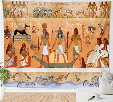 Abstract Art Tapestry Egypt Style Itdinos
