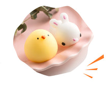 Load image into Gallery viewer, Cat Phone Accessories Kawaii Mini Soft Silicone  Animals Hand Squeeze Toys Funny Chick Polar Bear Rabbit
