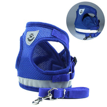 Load image into Gallery viewer, Reflective Safety Pet Dog Harness and Leash Set for Small Medium Dogs Cat Harnesses Vest Puppy Chest Strap Pug Chihuahua Bulldog Itdinos
