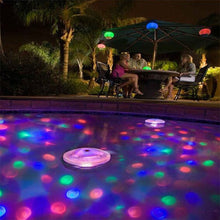 Lade das Bild in den Galerie-Viewer, Floating Underwater Light RGB Submersible LED Disco party Light Glow Show Swimming Pool Hot Tub Spa Lamp Baby Bath Light Itdinos
