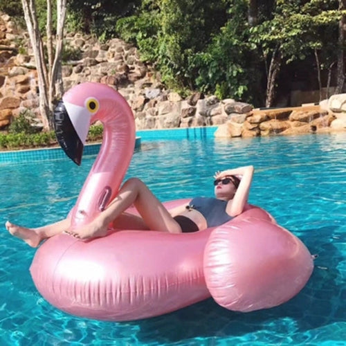 Giant Inflatable Flamingo 60 Inches Unicorn Pool Floats Tube Raft Swimming Ring Circle Water Bed Boia Piscina Adults Party Toys Itdinos