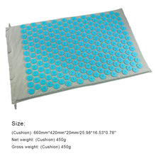 Lade das Bild in den Galerie-Viewer, Massager Cushion Massage Yoga Mat Acupressure Relieve Stress Back Body Pain Spike Mat Acupuncture Massage Yoga Mat with Pillow Itdinos
