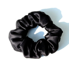 Lade das Bild in den Galerie-Viewer, 100% Pure Silk Large Scrunchies Ropes Hair Bands Ties Elastics Ponytail Holders for Women Girls Hair Accessories 19 Momme 3.5CM Itdinos
