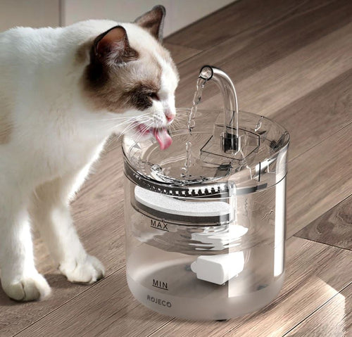 Automatic 2L Cat Water Fountain Filter Sensor Itdinos
